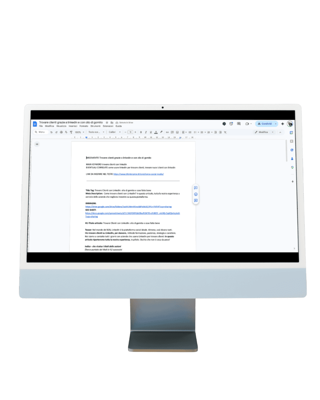 Corso Scrittura Web